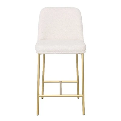 Безрукий барний стілець Golden Leg KD Structure White
